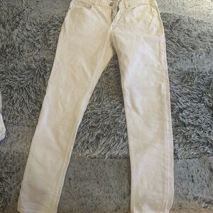 Hudson Men’s Zack Skinny Fit White Jeans Size 33